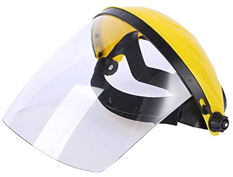 Style Schutzhelm Kit mit Gesichtsschutzaufsatz Und Klarem Polycarbonat Gesichtsschutz, Klar