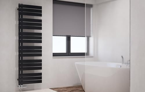 Weber NOVO Badheizkörper Design Handtuchheizkörper Handtuchwärmer Heizung Bad (50x164cm Anthrazit)