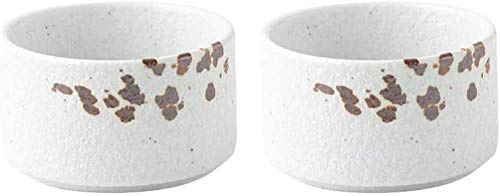 Juego de 2 moldes para soufflé, perfectos para muffins, cupcakes, creme brûlée o como tazones, porcelana apta para horno,-B
