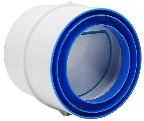 Clapet Anti-retour, Ventilateur D'échappement En PVC Clapet Anti-retour Tuyau Rond Amortisseur De Refoulement De Conduit D'air 75/110 Mm Grille De Ventilation For Accessoires De Cuisine De Salle De Ba