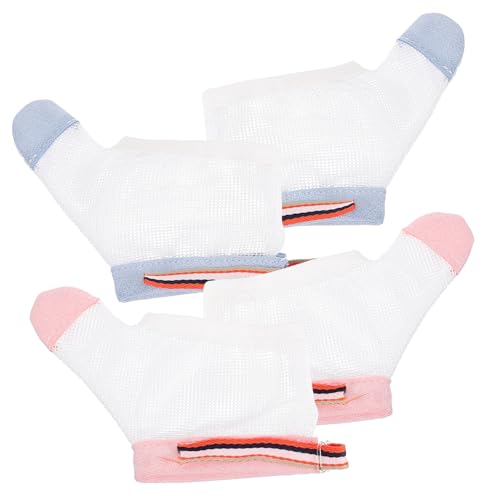 UPKOCH 4paare Finger Sucking Stop Handschuhe Anti-biss Handschuhe Für Neugeborene Daumenlutschen Verhindern Hautfreundlich Waschbar Effektiver Nuckel-stopper Für Junge Mädchen Und