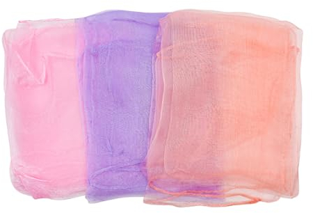 Hsthe Sea 15 Stück Jongliertücher für sensorische Werkzeuge, Tanzen, Jonglieren, 70 x 70 cm