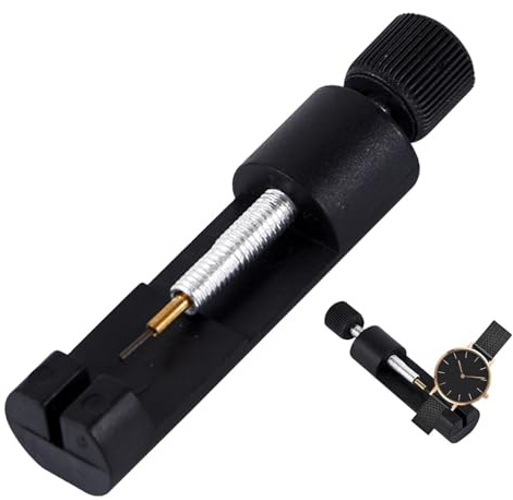 Outil de Suppression de maillons de Montre – Outil de Bracelet de Montre, ajusteur de Bracelet | Kit d'outils de Montre pour Retirer Les maillons de Montre, Outil de réparation pour remplacer et