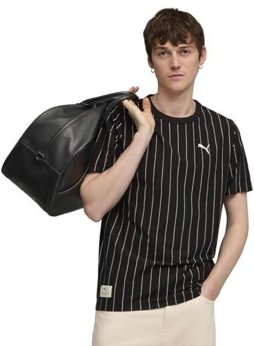 PUMA Maglietta Unisex a Righe (Confezione da 1)