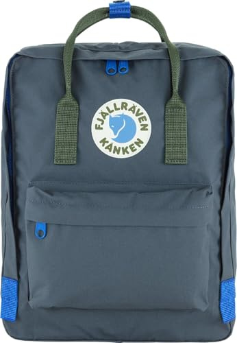 Fjällräven zaino per il tempo libero Kånken Kånken Koncept Super Grey - Green grigio cadetto