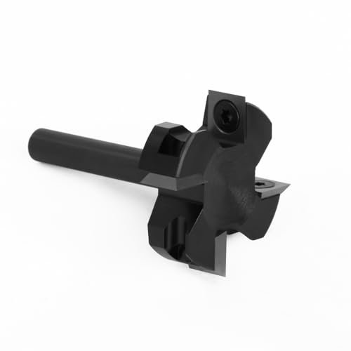 Mèche de routeur à tige de 8mm avec fraise, mèche de raboteuse à 4 ailes en carbure cémenté for le travail du bois