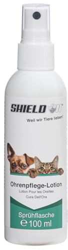 Shield On Ohrenpflege-Lotion für Hunde und Katzen - 100ml, Sprühflasche