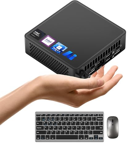 ASUS NUC 15 Pro Mini Desktop PC, Intel Series 2 Core 7 240H(10C/16T, Up to 5.2GHz), Small Computer 16GB DDR5 RAM, 512GB PCIe SSD, Intel Graphics, Thunderbolt 4, WiFi 7, 8K/Quad 4K HDR, Win 11 Pro