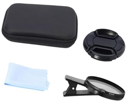 Filtre polarisant CPL pour la plupart des téléphones portables de type C 67 mm