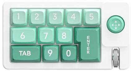 Genérico Teclado mecánico - 5.39 Pulgadas Keypad de una Sola Mano - Teclado programable, tecla de Escritura para edición de Video y Oficina, excelente para diseño gráfico y Estaciones de Trabajo