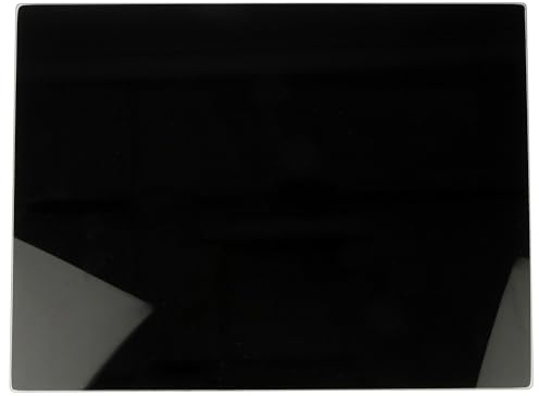 FESTA ITALIA Schneidebrett Glas 30 x 40 cm - gehärtet, Schwarz | Hygienisches Glasschneidebrett aus gehärtetem Glas - geruchsneutral, fleckenbeständig und nur per Hand zu reinigen