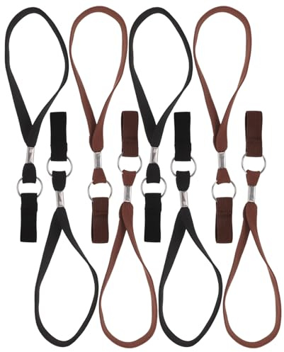 GOOHOCHY 8 Pièces Dragonne Antidérapante pour Canne D'escalade et Bâton de Randonnée, Lot de 8 Pièces, Accessoires pour Béquilles et Cannes, Sangle D'aide la Marche pour Personnes Âgées