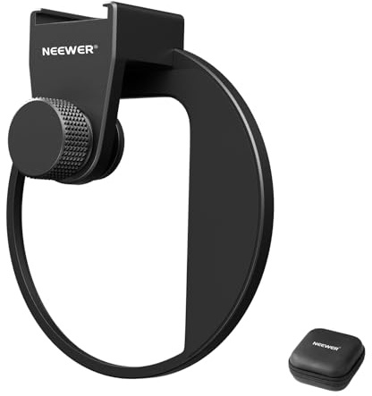 NEEWER 67 mm mobiltelefonklämma filterhållare, cold shoe mount objektiv filter klämma smartphones fotografi-tillbehör, kompatibel med iPhone 17 Pro Max 16 Pro Max Air 17e 16e Android Samsung S26 Ultra