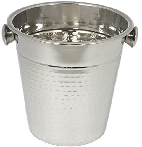 Chef Craft Hammered Champagne Bucket. 4 Quart. Stainless Steel