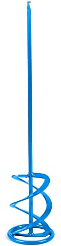 Toolty Helix Plus Mixing Paddle 70 x 400 x 8mm - HEX - Painted Mixer, Whisk, Stirrer -2-Blade - for Plaster, Gypsum, Adheives, Concrete, Cement, Glue, Paint, DIY - TLTY-1192