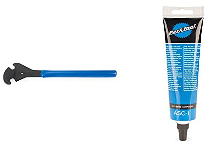 Park Tool PW-4 Professional Pedal Wrench Tool & ASC-1 Anti-Seize Compound Tool
