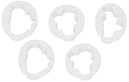 5 Stück Wolken-Fondant-Ausstechformen, niedliche Fondant-Wolken-Form-Ausstecher, Kuchenform-Ausstecher, wiederverwendbare Ausstechformen, Kuchendekorationswerkzeuge
