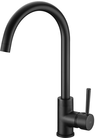 IMEX GCR002/NG LYON Grifo De Cocina Negro Mate