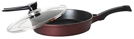 OQHAIR Wok/poêle à Frire, Nouveau revêtement antiadhésif Teflon Platinum