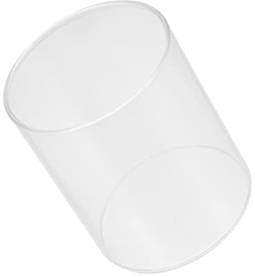 GOOHOCHY Glass Salad Bowl and Fruit Storage Bowl, Hollow Cylindrical Glass Tableware, Diameter 10cm Height 15cm, Food Storage Container for Kitchen and Dining