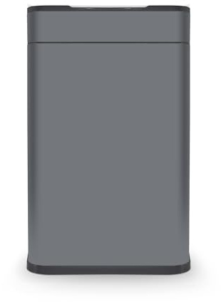 Tower T938023GRY Ozone Sensor Bin, Large 60L, Hands Free Opening, Carbon Filter, Grey