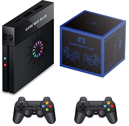 X6 - Bastone di gioco wireless retrò, Plug and Play, console di gioco portatile retrò con 11.000 giochi, controller wireless 2.4 G, mini videogiochi arcade HD per TV