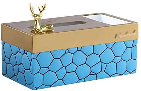 Kosmetiktücher Box Taschentuchbox-Abdeckung, moderne doppellagige Taschentuch-Aufbewahrungsbox, Wohnzimmer, Schlafzimmer, Büro, Desktop, multifunktionale Dekoration, Taschentuchbox-Halter für Esszimme