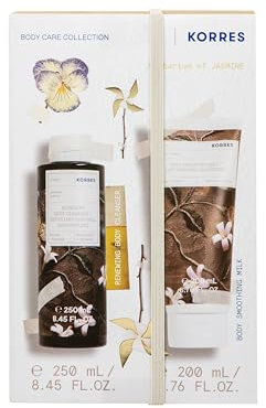 KORRES Vanilla Cinnamon Shower Gel & Body Milk Set, Value set, 450ml