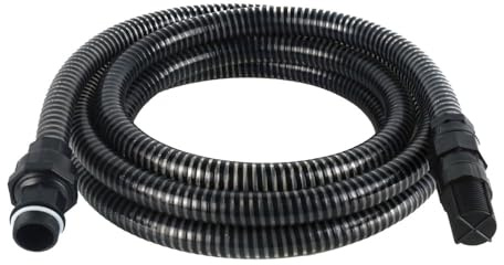 Kit d'aspiration Rondy - Longueur 7 mètres - Raccord tournant en plastique noir - 1 pièce