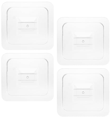 MAGICLULU 4pezzi Coperchi Per Contenitori Alimentari Coperture Protettive Per Scatole Di Snack e Frutta Realizzati in Materiale Acrilico Sicuro e Resistente Per Conservare Cibo e Cereali