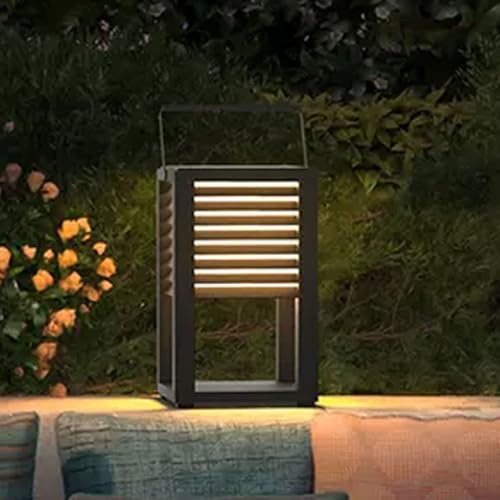Bornes d'éclairage d'extérieur, lanternes Stigma, Lampes de Jardin étanches, éclairage de Poteau, Lampe de Colonne d'éclairage, éclairage de Paysage Moderne pour entrée de Cour