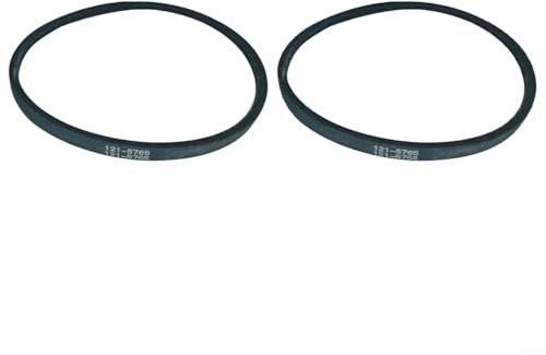Fauhapyway Lot de 2 courroies d'entraînement 121-5765 pour Toro pour tondeuses Timemaster 30 20199, courroie transporteuse pièces de tondeuse à gazon