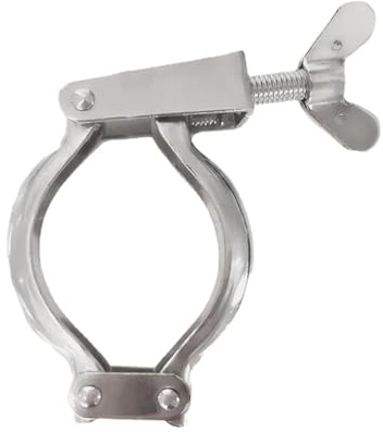 0.5 0.75 1 1.5 2 3 4 Tri Clamp 304 Stainless Steel Fitting 50.5mm Ferrule OD Fit 38mm Pipe OD for Homebrew Beer(119mm)