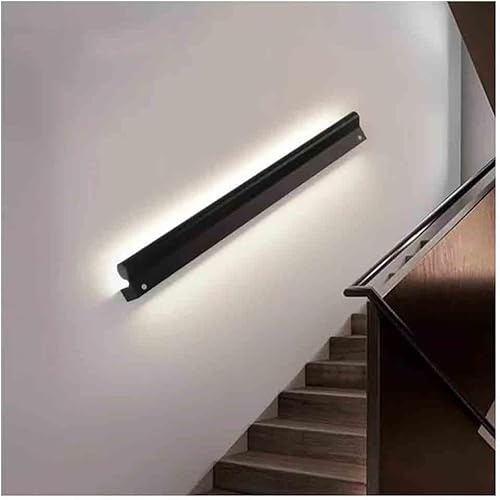 HynJGih LED-Treppenhandlauf-Wandhandlauf - Leuchtendes Treppengeländer aus Aluminium - Nachtbeleuchteter Handlauf aus Aluminium(100 cm)