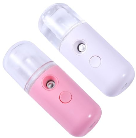 BETOOKY Humidificador Portátil Cilíndrico de Plástico Pulverizador Nano para Hidratante Facial y Humectante Cutáneo, Adecuado para Cuidado Personal Diario