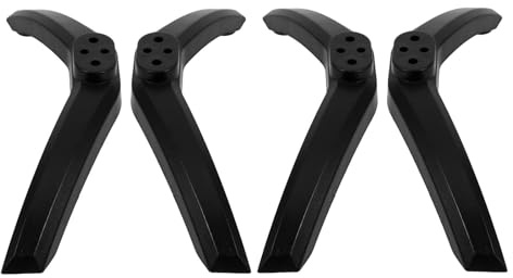 VILLCASE Soporte para Televisión con Diseño de Doble Pedestal Negro, Soporte Estable para Televisores y Proyectores, Incluye 4 Tornillos para Montaje Seguro