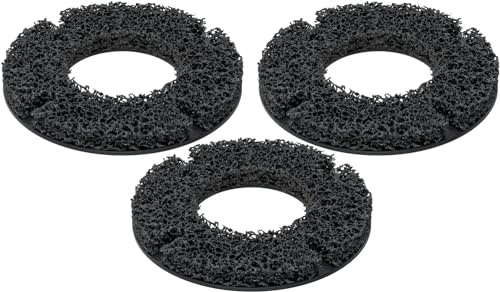 HAZET Ersatz-Schleifscheiben für Radnaben-Schleifer 4960R-0160/3 I 3-teiliges Set I 160 mm I Schnelle Reinigung der Kontaktfläche an Radnaben und Bremsscheiben