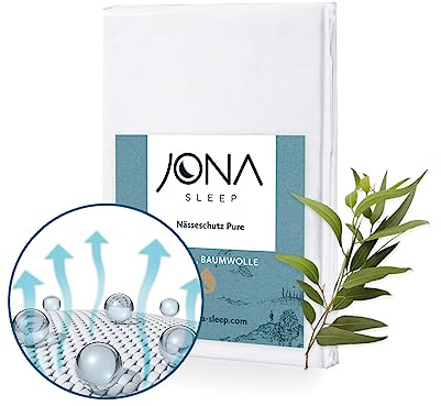 JONA SLEEP Matratzenschoner 180x200 cm - Wasserdicht, Atmungsaktiv & Geräuschlos - Matratzenschutz wie Spannbettlaken, hautfreundlicher Nässeschutz | Oeko-Tex 100