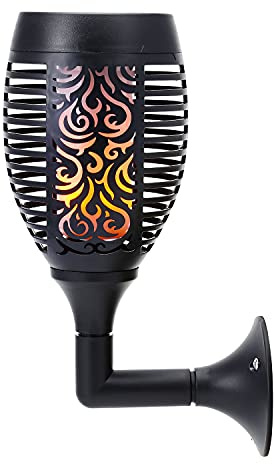Taylor & Brown Solar Wall Lights, 51 LED Torch with Flickering Flame Waterproof Outdoor Solar Lamp for Garden, Landscape, Halloween Pathway, Patio, Balcony Deck Yard (1 Pack)
