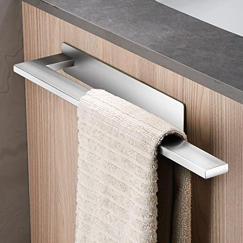 Dvocel Toallero Baño Adhesivo 304 Acero Inoxidable Barra De Toalla Montado En La Pared, Accesorios de Ducha y Cocina, Plata