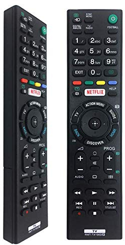 Replacement Universal Sony TV Remote Control for All LED,LCD,Plasma Bravia Sony Televisions Remote Control RMT-TX100D RMT-TX101D RMT-TX101J RMT-TX102D RMT-TX200E RMT-TX300E-No Setup Required1