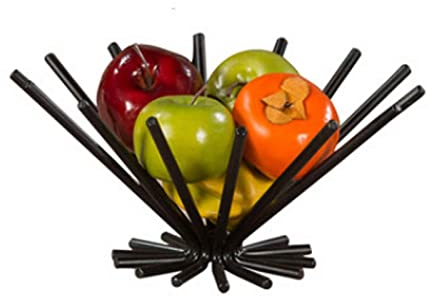 Fruit Basket Fruit Bowl for Kitchen Fruit Bowl For Kitchen Counter, Fruit Stand For Countertop Creative Stainless Steel Fruit Bowl Fruit Basket Modern Decor Bread Vegetable Storage Organizer For Livin