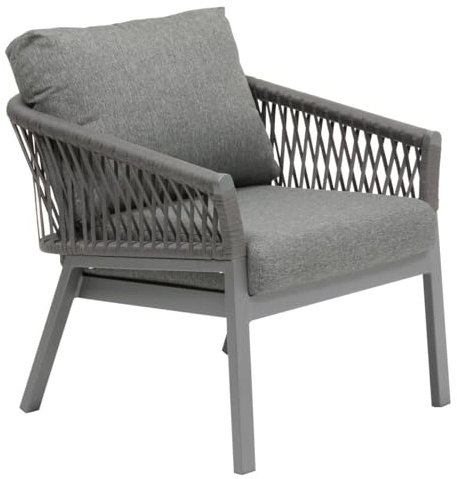 Hespéride - Garten-Lounge-Sessel Oriengo Anthrazit & Graphit - Anthrazit/Graphit