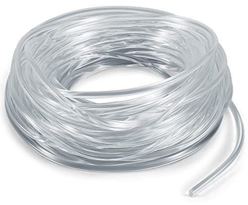 Woanger Vinyl Sling Chair Spline Outdoor Patio Long Solid Awning Cord Replacement Fabric Sling Chair Spline Replacement for Outdoor Patio Lawn Garden Pool Furniture(25 ft,7/32)