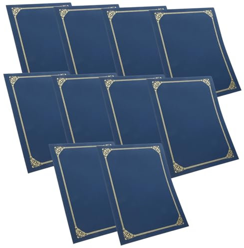 CAXUSD Lieferando 10st Zertifikatshülle Trocken Löschen Bericht Deckt Award-ordner Zertifikatspapier Sicherheitsboxen Mappen Aktenmappe Für Aktenordner Cartape Papier-award-cover Preisrahmen