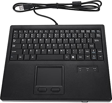 RockVOQRN Clavier avec Pavé Tactile, Clavier Touchpad Filaire Ciseaux Touches de Pied Clavier de Contrôle Précis pour Mac People