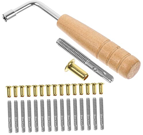 CATIEBYE Harfenbedarf Lyra Drehzapfennagel und Stimmschlüssel und Metall für Lyre Harfe Praktisch und Glatt ohne Grate Zubehör für Harfenspieler