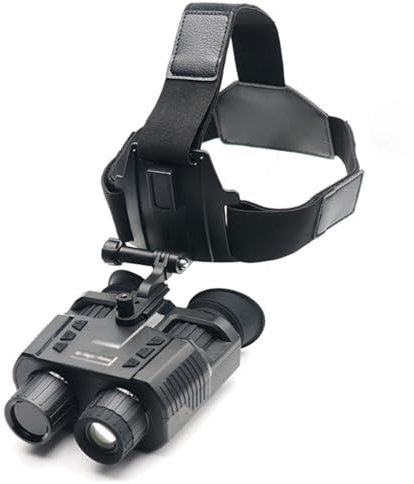 Occhiali per la visione notturna 3D 4k a infrarossi, scheda di memoria da 32 GB, impermeabili e antipolvere per avventure all'aria aperta(Black,15 * 12 * 6cm)
