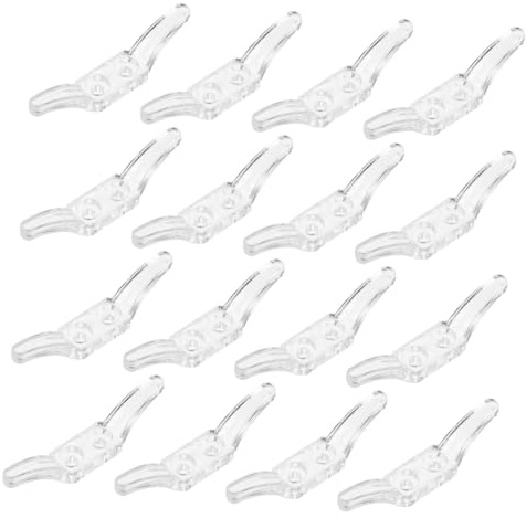 Garneck 16pcs Blind Cord Cleats with Screws Anti-slip Rope Winders for Window Curtains and Roller Blinds Stable Safety Cord Holders for Bedrooms Living Rooms and Offices Easy DIY