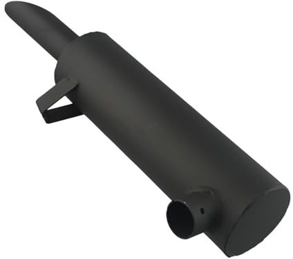 Silenziatore 105-296, compatibile con trattori da giardino Cadet K241 K301 K321, sostituisce 393840-R91 237550 nero